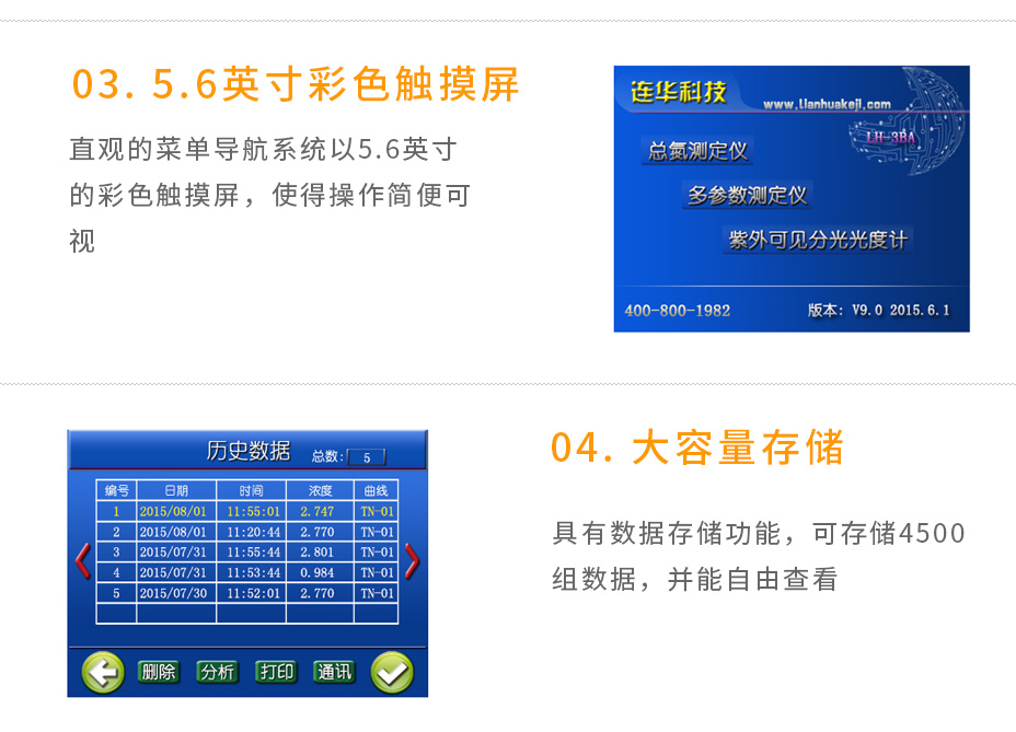 連華科技LH-3BA型多參數(shù)水質(zhì)快速測(cè)定儀