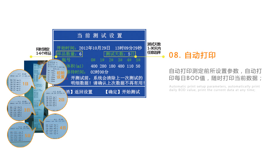 連華科技LH-BOD601無(wú)汞壓差國(guó)標(biāo)安全BOD測(cè)定儀