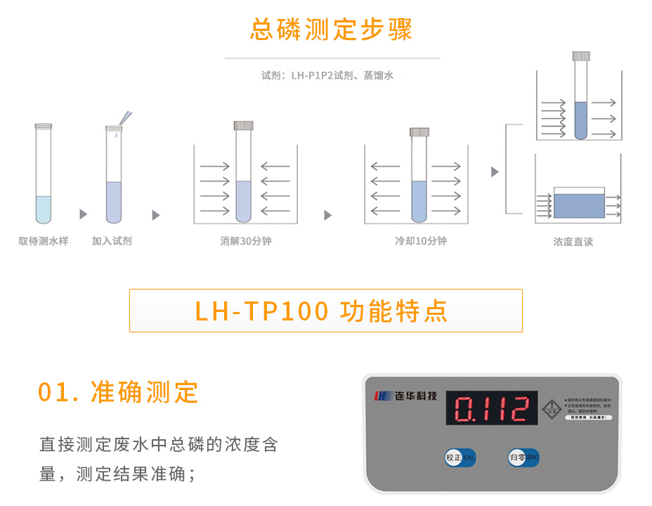 連華科技LH-TP100總磷快速測定儀